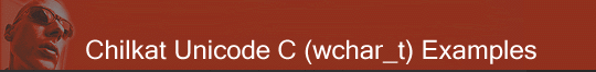 Unicode C Example Code